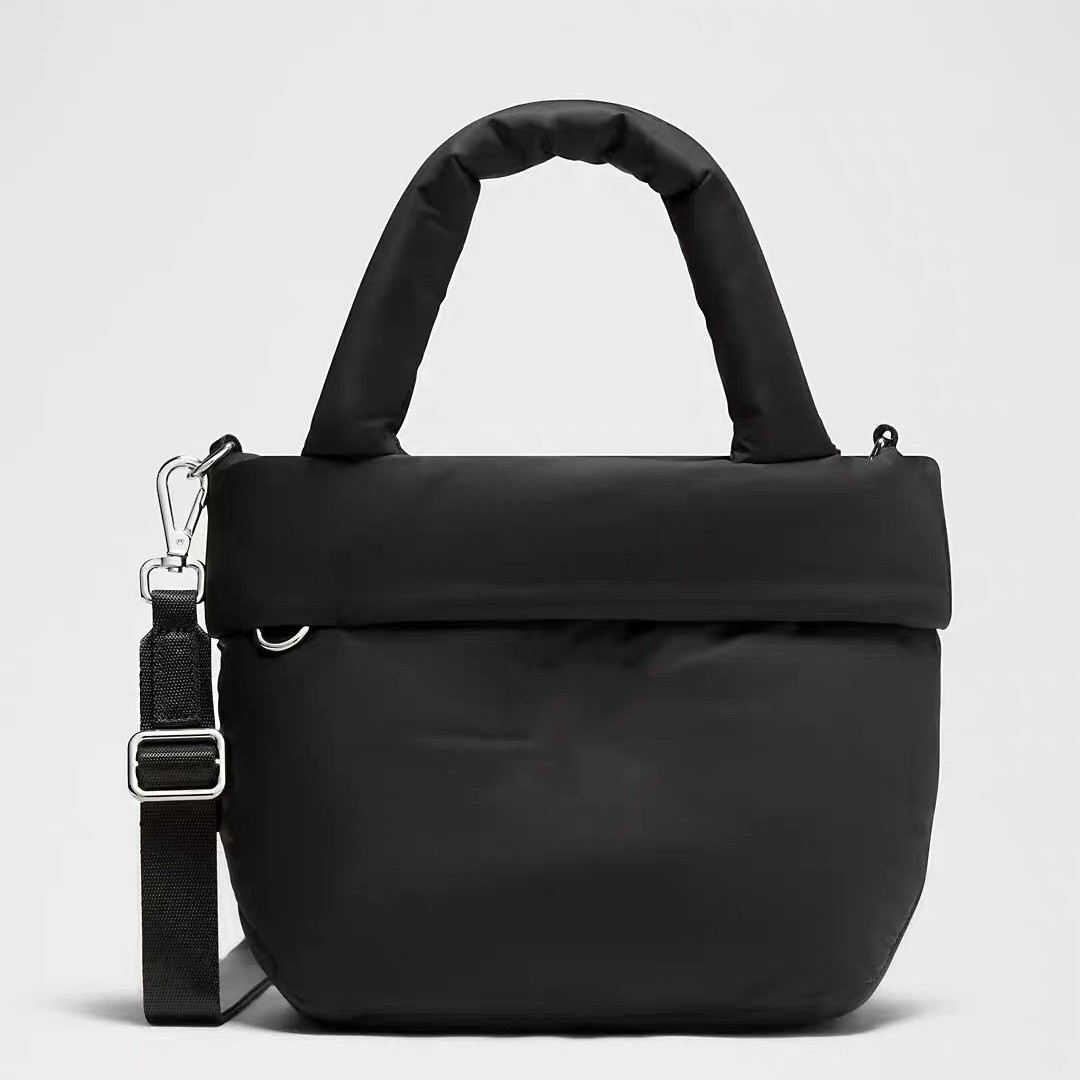 lulu新款 On My Level Tote Bag Small 3L Puffy斜跨包托特包女
