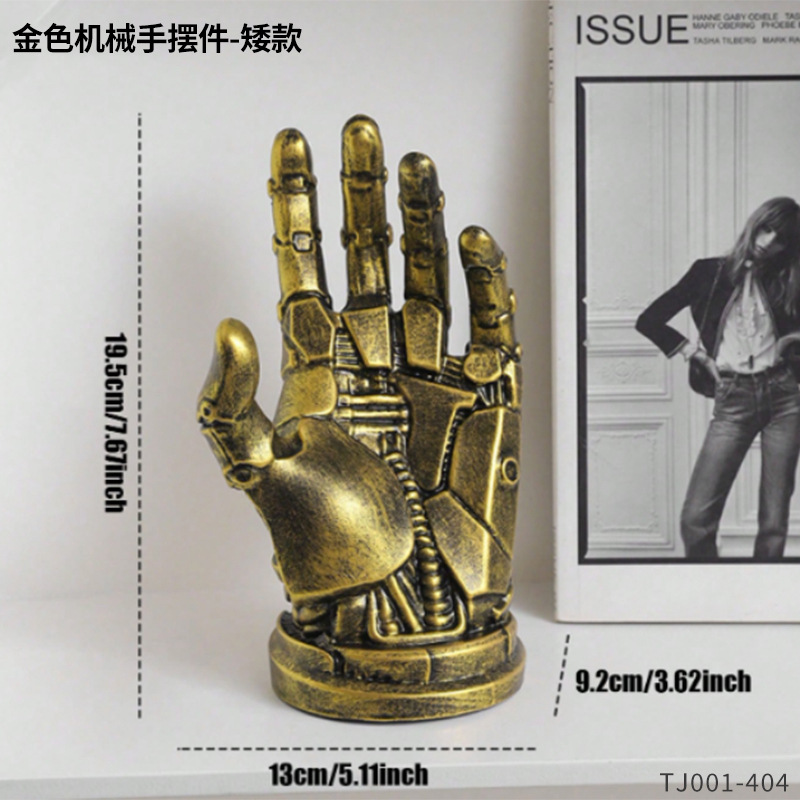 サイバーパンクのロボットのゲームの取っ手のスタンドのイヤホンの置物の棚のデスクトップの置物の部屋の収納の神器