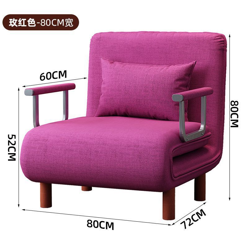 Folding Sofa Bed Dual-Purpose Living Room Multi-Functional Lunch Break Lazy Sofa Space-Saving Single Internet Celebrity Fabric Sofa Bed