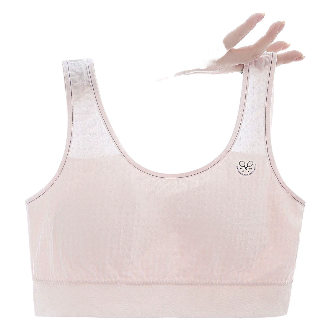 Нижнее белье для девочек, период развития учащихся средней школы, встроенная фиксированная чашка, удобная красивая спина для девочек, защищающая от воздействия