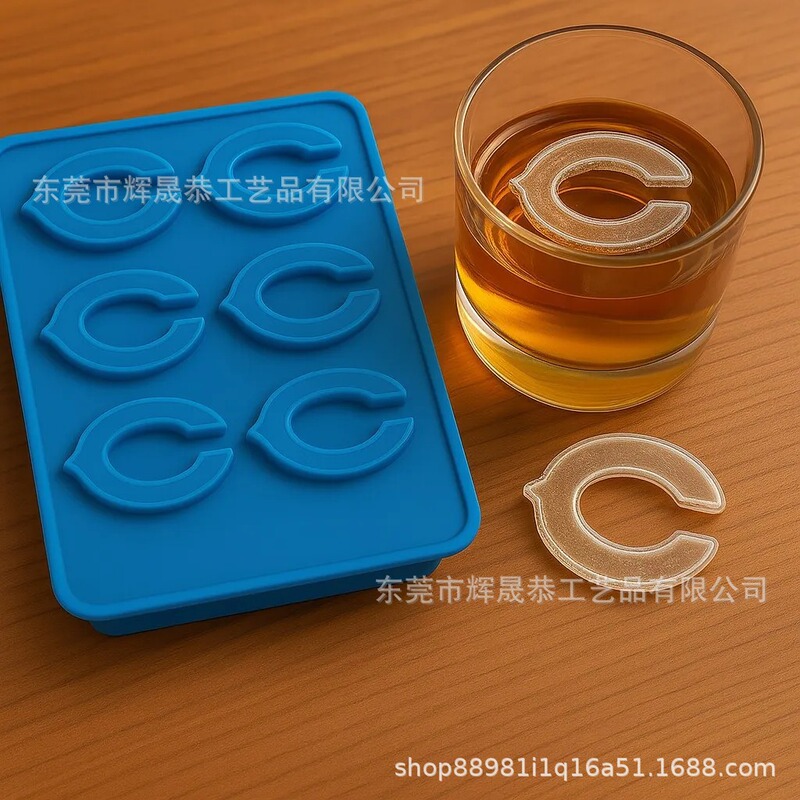 国境を越えた新しいサッカーチームSilicone Ice Moldサッカーチームのシリコン氷型|undefined