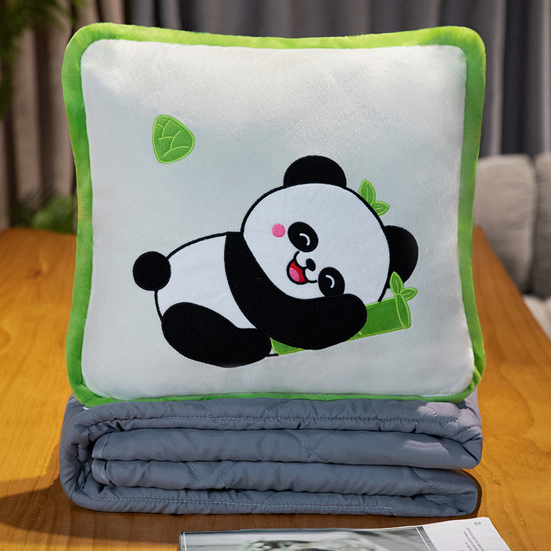 Cute almohada multicinética, edredón de doble propósito, manta de siesta de oficina, edredón espeso, almohada de cojín de automóvil, almohada de cojín