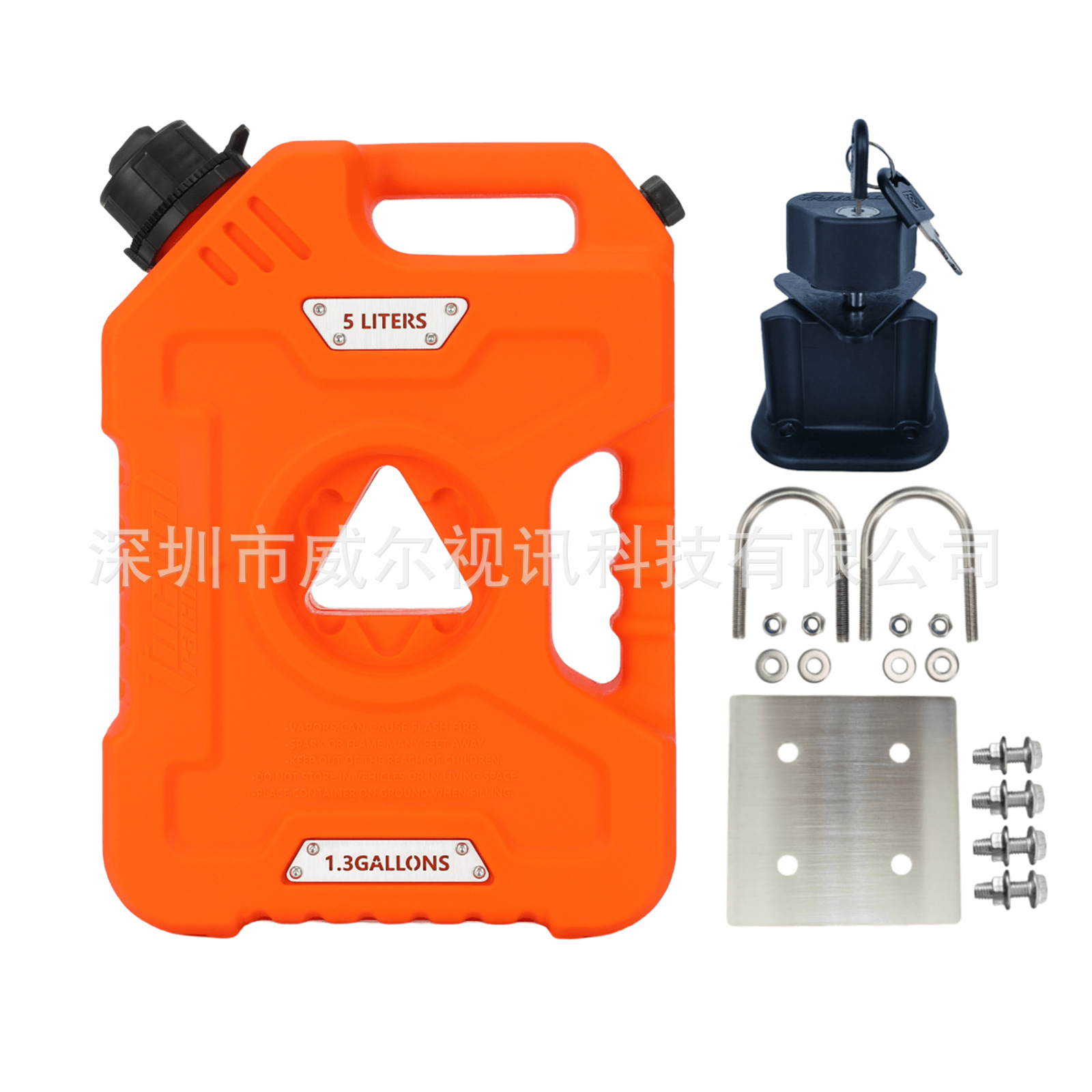 Tucool Racing 5L Motorcycle Fuel Tank Diesel Gasoline Canister Cross-Border Exclusive Supply for Motorcycle Front-Mounted Fuel Tank