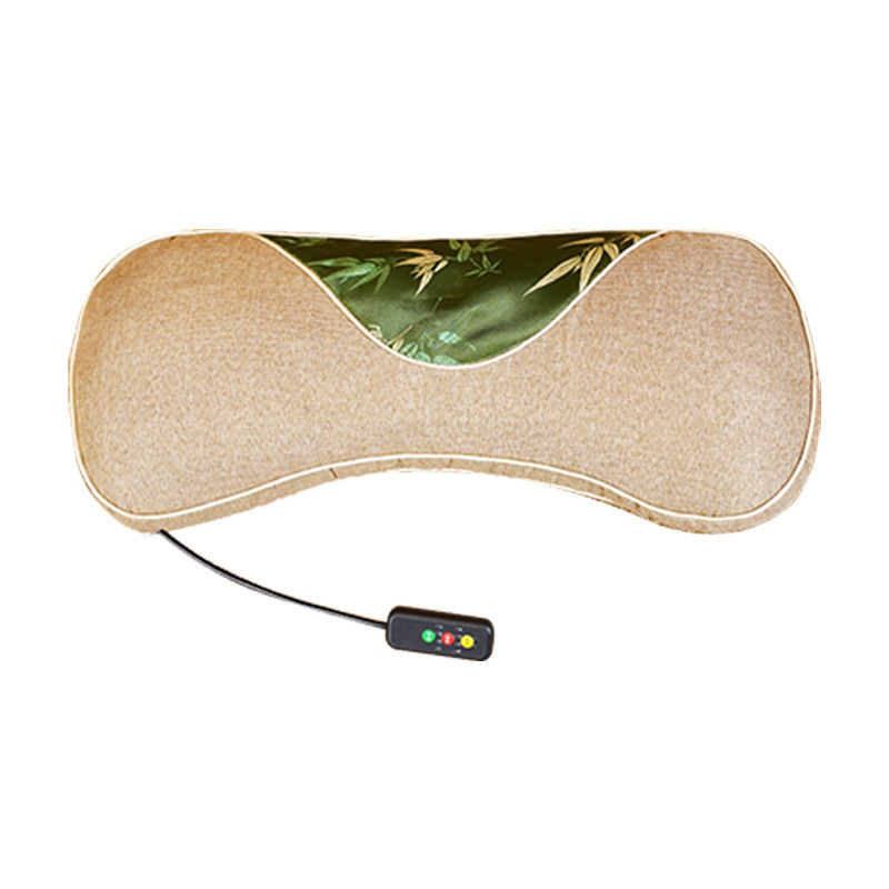 Almohada Cervical de Trigo Sarraceno y Artemisa de Algodón y Cáñamo, Asistencia al Sueño, para Cuello