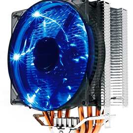 超频三东海X4 CPU台式电脑主机散热器4热管cpu风扇AMD 智能风扇