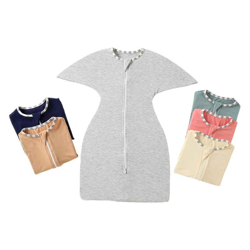 Противоударный спальный мешок для новорожденных, противоударный спальный мешок из бамбукового волокна, универсальный летний пакет Four Seasons