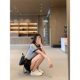 Cowhide version High-Grade ~ Su Yinyin same style a miu genuine leather thick bottom increased casual white shoes women's bread shoes
