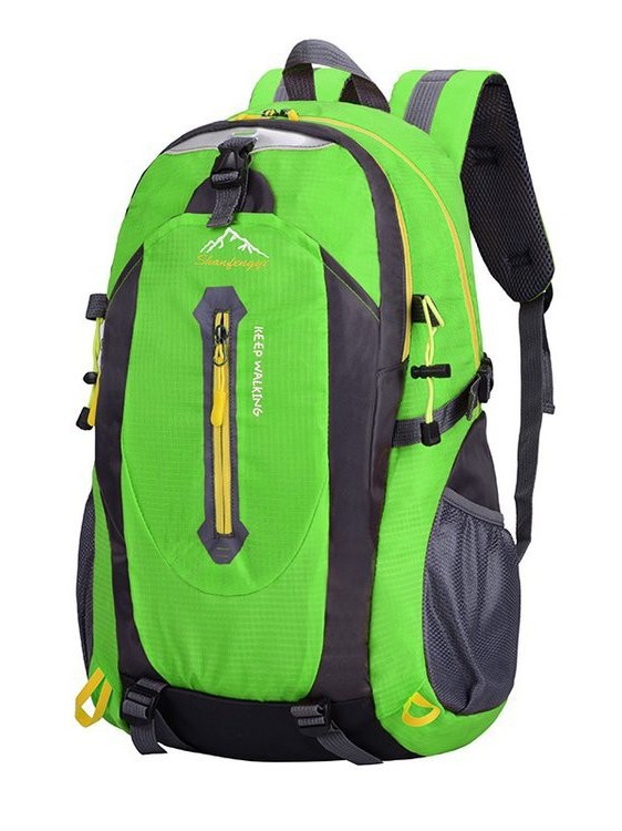 Mochila de Montaña para Exteriores 40L de Nailon Impermeable y Transpirable para Escalada
