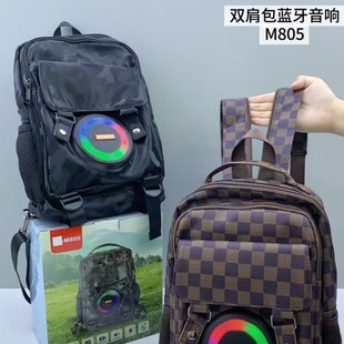 New Multifunctional Speaker Shoulder Bag Portable Subwoofer Bag Tour Guide Park Walking Leisure Cross-Border