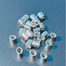 银色倒刺扣 金属颜色 滑扣 织带扣 一次性扣子 手腕扣