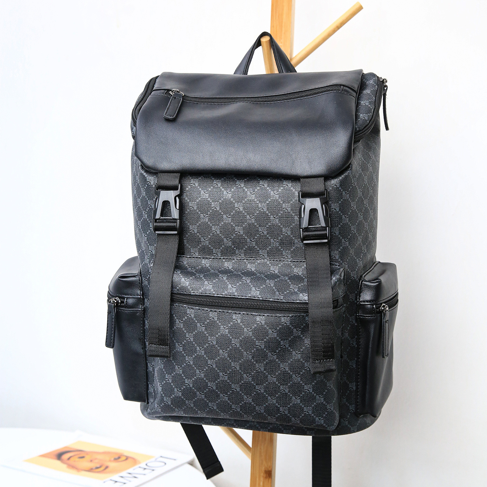 Zaino per computer da viaggio di grande capacità da uomo alla moda, borsa da alpinismo, zaino da scuola per anziani_voghion.com