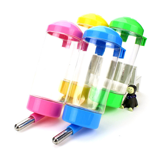 Wholesale simple hanging automatic pet water fountain ball type dog water dispenser cat drinking bottle 400ml