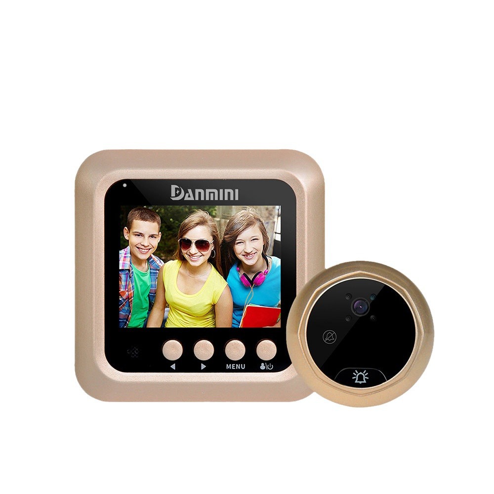 Ojo oculto W5/X5 electrónico inteligente ojo de gato con cable control de acceso antirrobo timbre de video inalámbrico monitoreo de ojo de gato doméstico