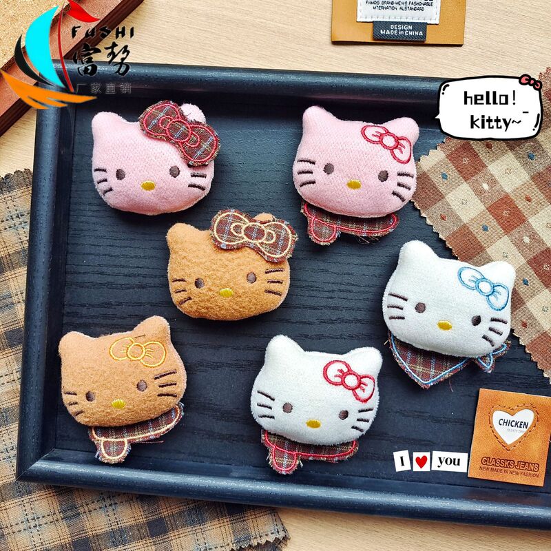 Cartoon Autumn and Winter Forest Style Kitty Cat Doll Accessories Cute Cat Doll Brooch Hair Accessories Clothing Shoes and Hats Accessories