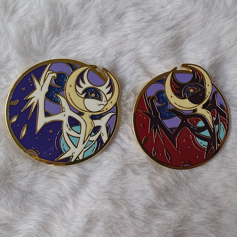 Pokémon Brooch, Pet Elf, Alien World Monster Elf, Metal Backpack Enamel Pin Decorative Badge