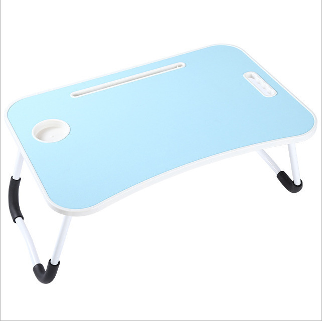Escritorio de cama plegable mesa de computadora dormitorio dormitorio dormitorio estudio casero pequeña mesa de madera sólida