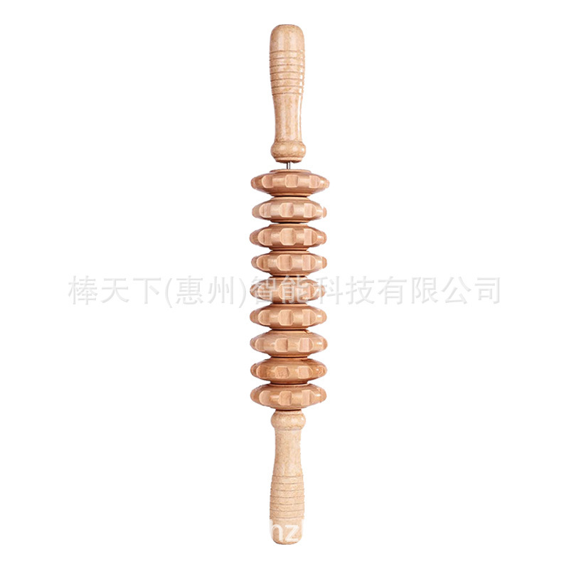 木製マッサージ器「筋棒スクレーパー板木治療マッサージカップキノコ頭部マッサージ器リンパマッサージセット」|undefined