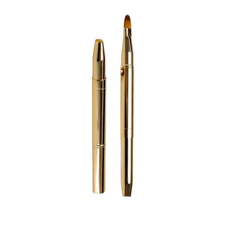 Double-sided handheld lipstick, concealer brush, lip pencil