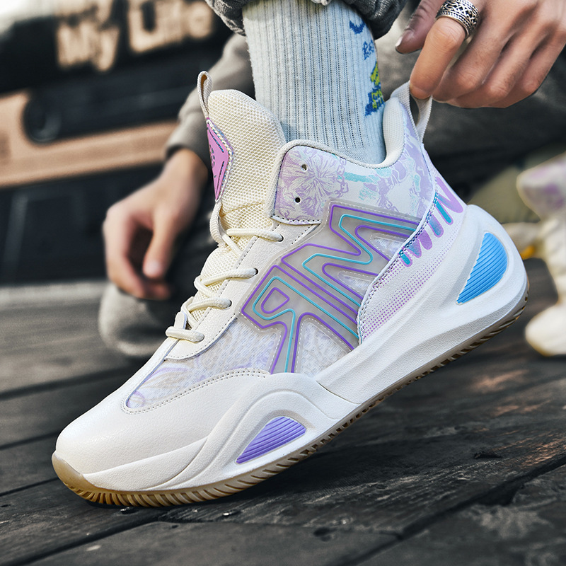 Kobe Bryant Air Cushion Basketball Shoes Men's Mesh Breathable Professional Practical Student Training Shoes Children's Running Shoes