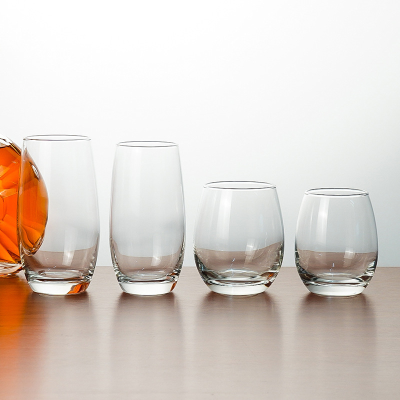 Spot Round Glass Cup Water Cup Ice Cream Cup Milkshake Yogurt Egg Juice Cup Wien Series Restaurant