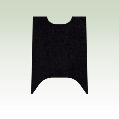 Emma Engine Looking Up A715 Special Electric Vehicle Foot Pad AM1200DT-16W Waterproof Non-slip Silk Ring Foot Pedal (Electric vehicle foot mat) - pure-black-emma-looking-up-at-a715