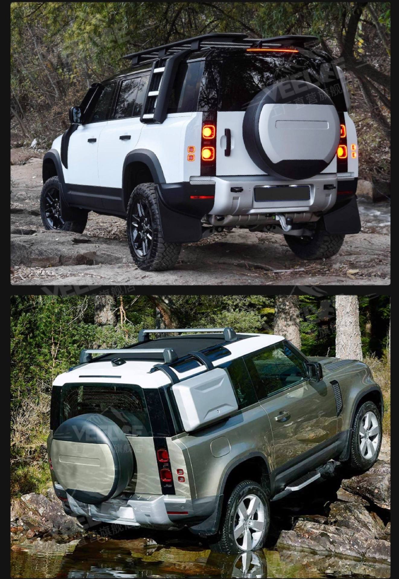 Suitable for Land Rover New Defender Spare Tire Cover, Special Rear Spare Tire Shell Protective Cover, Rear-Mounted Spare Tire Shell Protective Cover