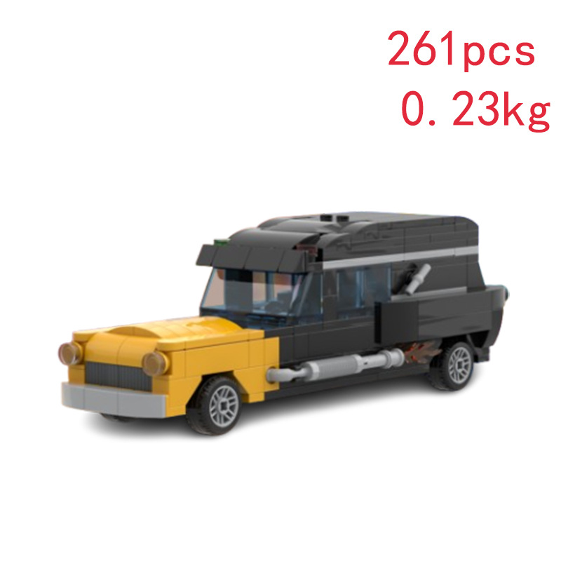 Voiture miniature à assembler soi-même, modèle MOC-242801, en stock, très populaire et en excellent état. Cadeau idéal pour les amateurs de voitures miniatures. Décoration à monter soi-même._voghion.com