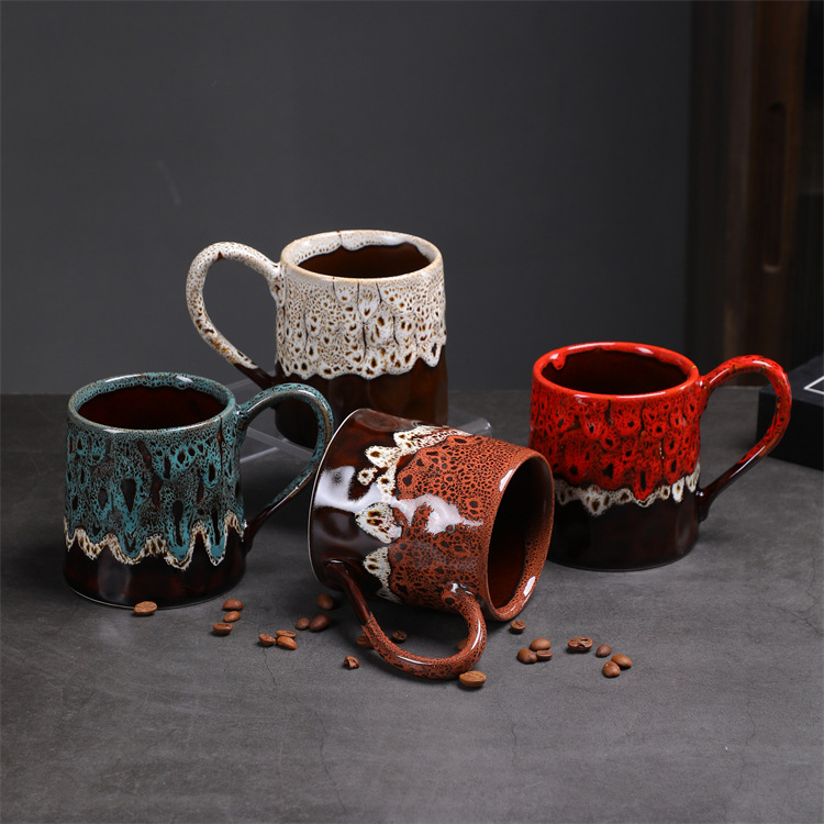 Ceramic Coffee Mug For Afternoon Tea And Couples High Quality Cup_voghion.com