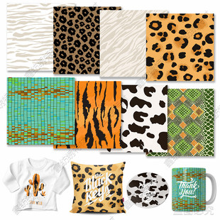 Xin textile embroidery animal pattern sublimation transfer film hot stamping mug heat transfer supply Amazon