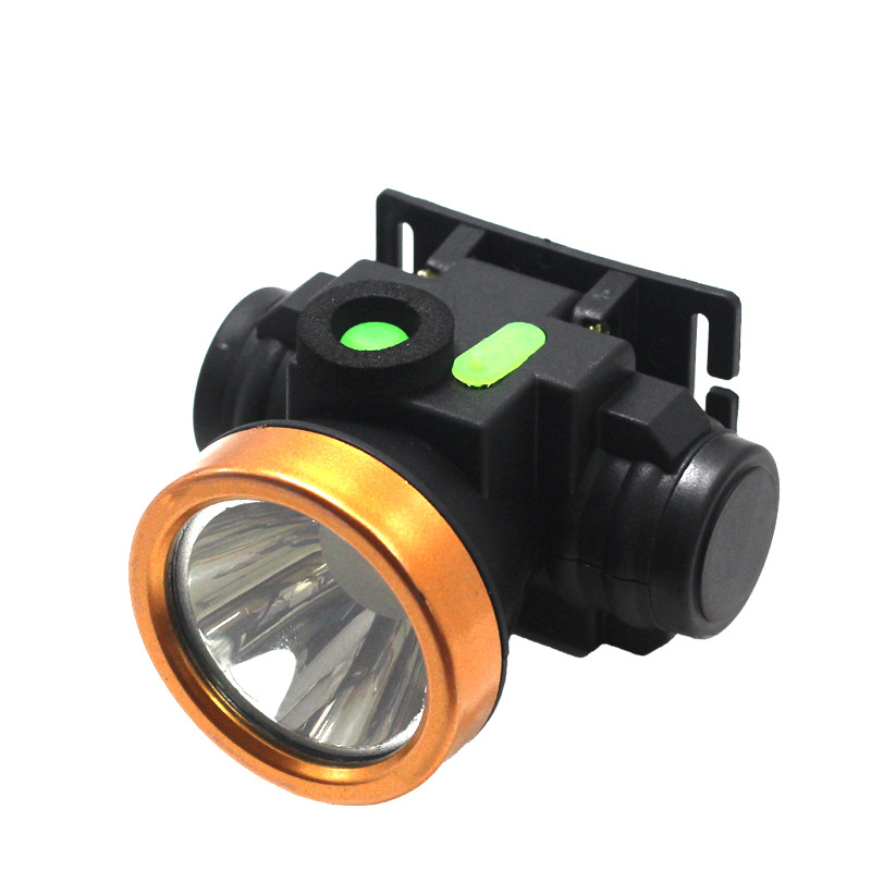 Lámpara de cabeza de litio de larga duración iluminación de cabeza luz al aire libre fuerte cabeza calva de larga duración luz de pesca