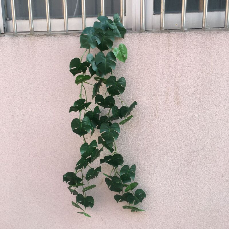 Simulation Rattan Creeper Vine Turtle Leaf Rattan Fence Fence Balcony Shelter Ceiling Ivy Creeper