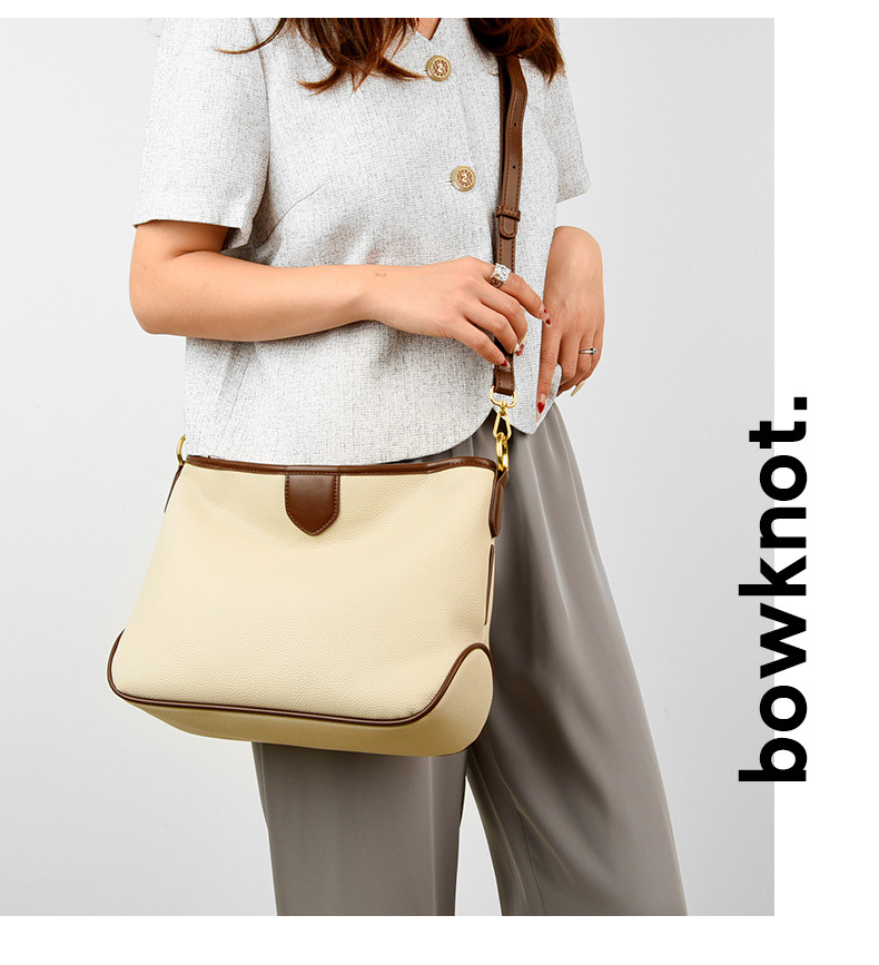 Textured Large Capacity Women's Bag Fashion Crossbody Hand Shoulder Tote Bag Underarm Bag All-match Commute Bag_voghion.com