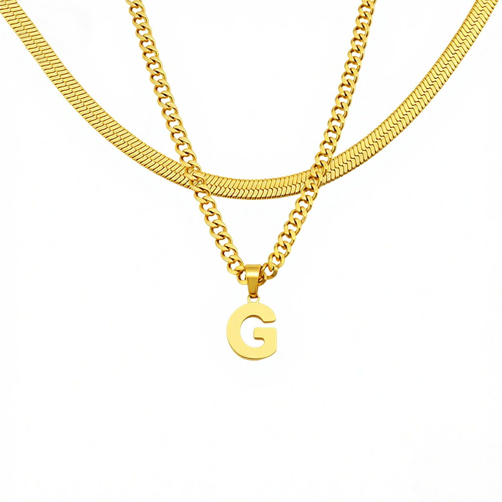 Iconic Cuban Link Chain Necklace For Men With Pendant Symbol_voghion.com