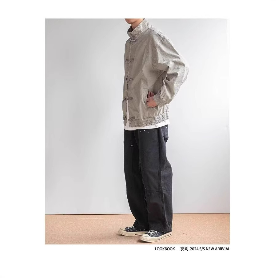 Autumn solid color jacket for men and women