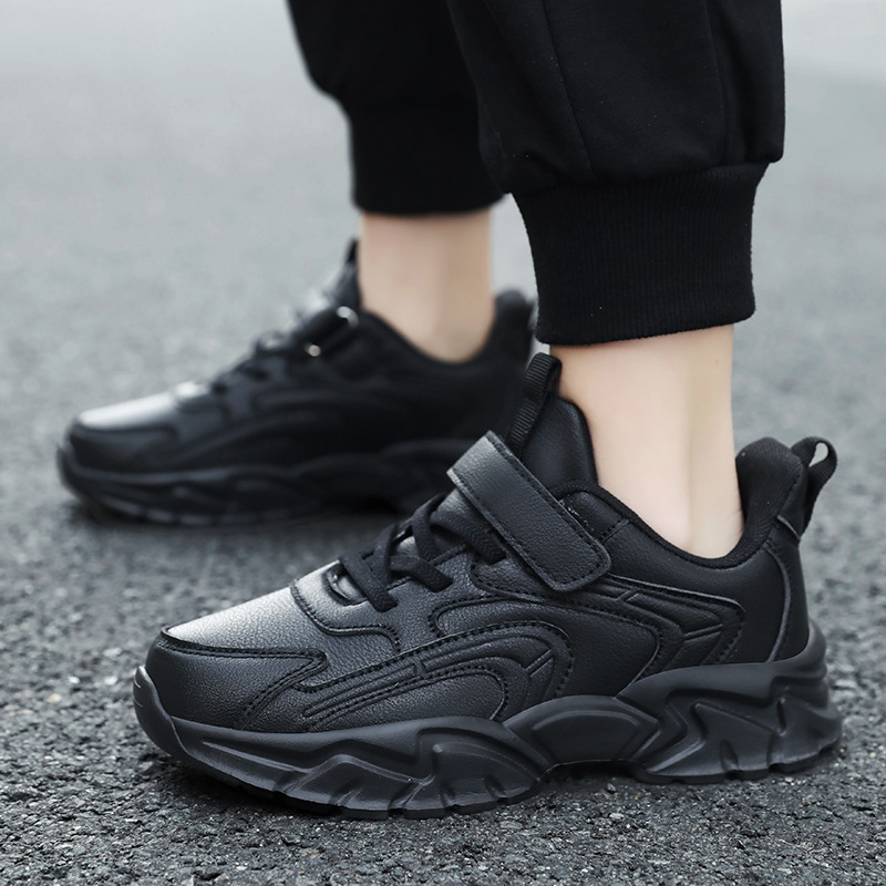 897 cuatro estaciones de rendimiento zapatos deportivos ligeros zapatos de red para niños zapatos de cuero para niños zapatos blancos zapatos negros