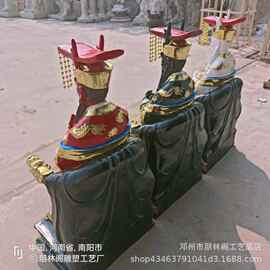 四海龙王神像图片 海神水神龙神菩萨神像 手工制作龙王菩萨