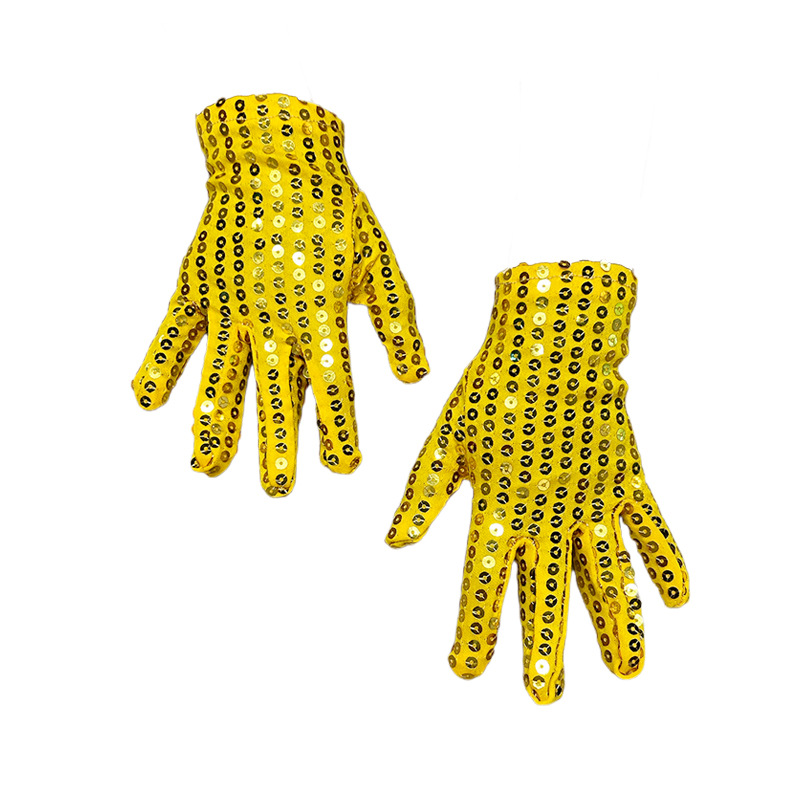Día de los niños de lentejuelas etapa guantes de baile para niños guantes de rendimiento de baile nocturno