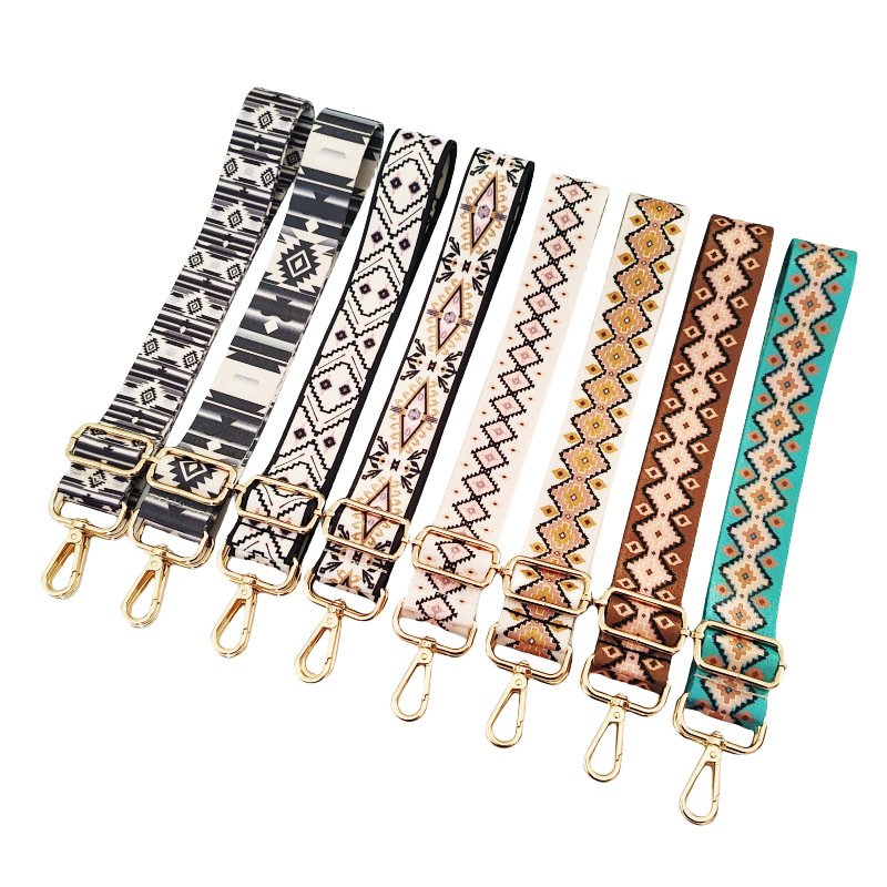 Polyester Geometric Bag Strap display picture 1