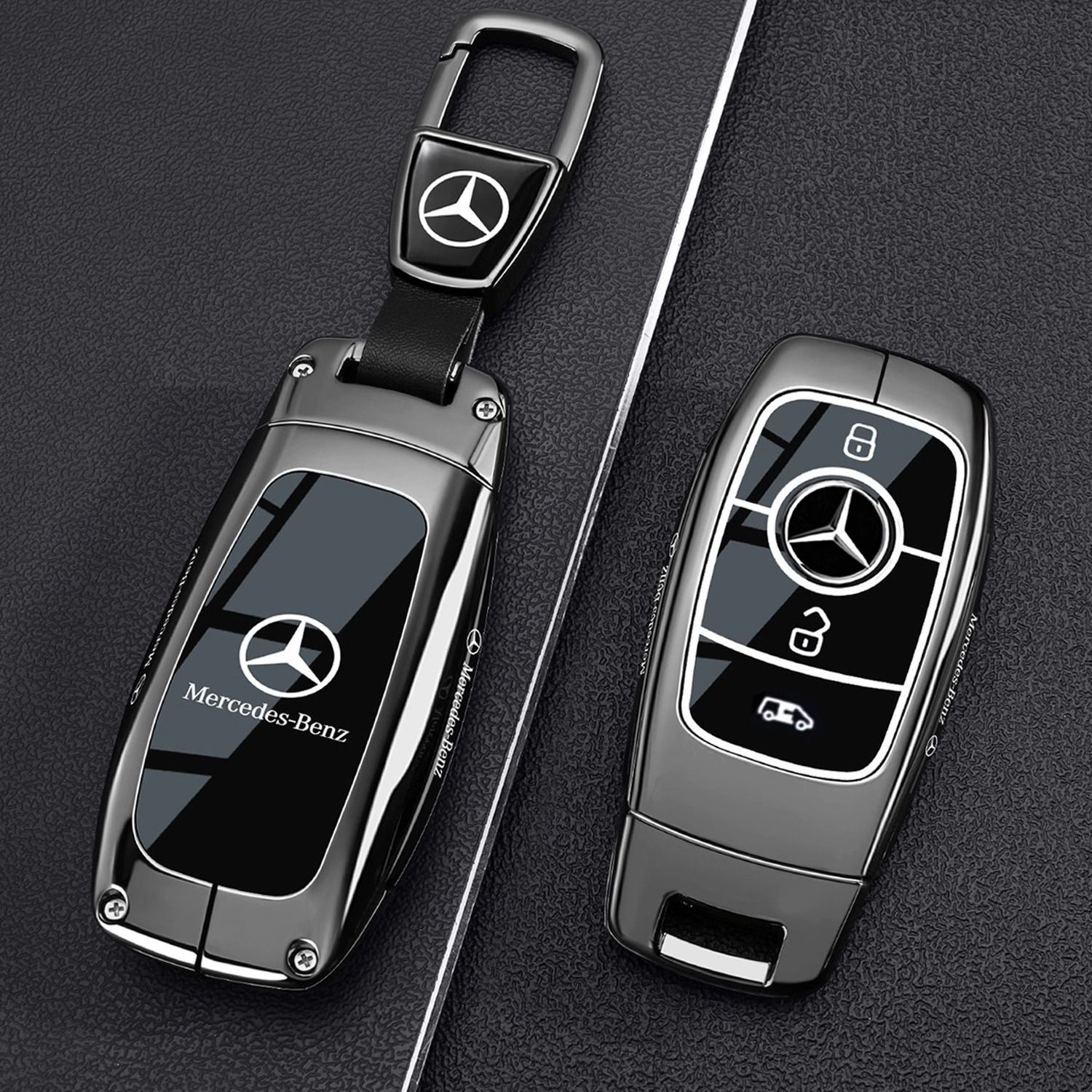 Suitable for Mercedes-Benz C260L Key Cover C-Class C200L/Glc300L New E-Class E300L Car Bag Glb Buckle Gle