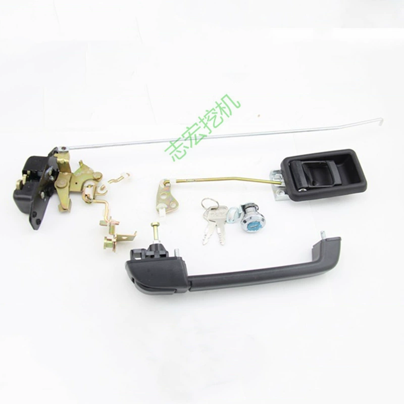 Аксессуары, подходящие для Kato HD820-3R дверной замок кабины экскаватора внутри и снаружи ручки, цилиндр замка блока замка