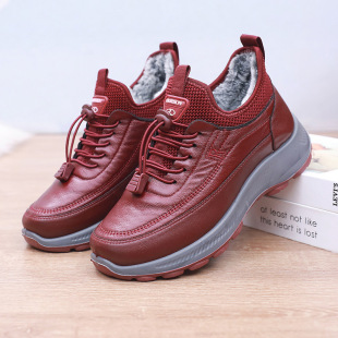 New Cotton boots Women's waterproof non-slip walking cotton shoes one-piece delivery warm winter cotton boots women's middle-aged and elderly mother shoes