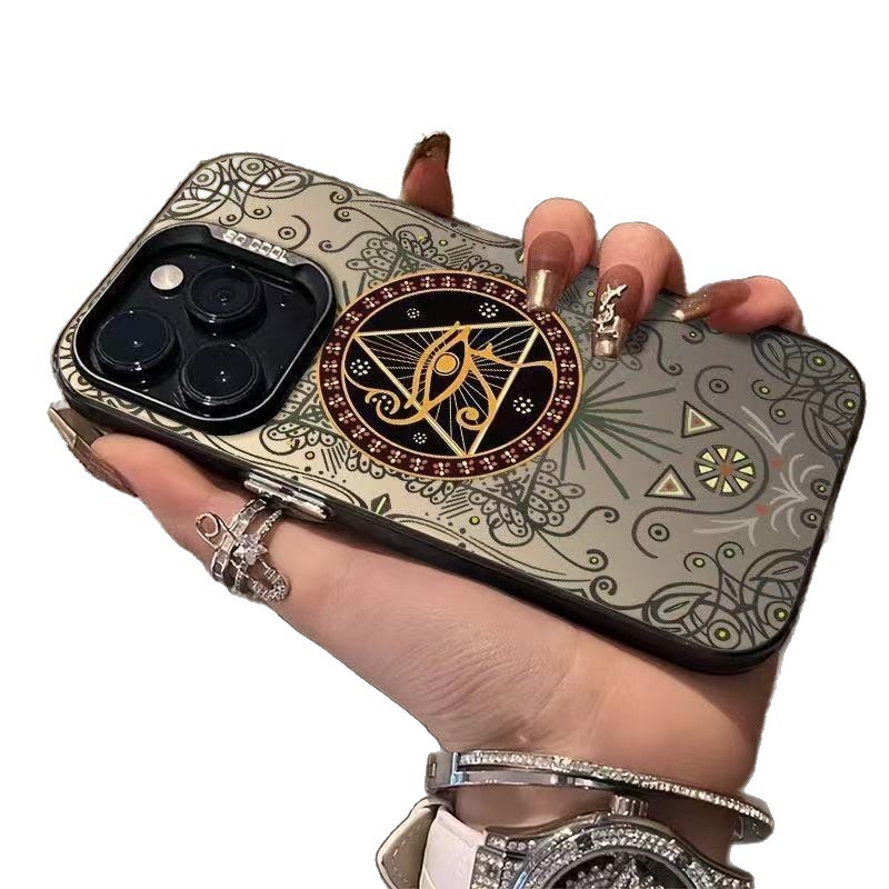 三角眼适用苹果17Promax手机壳个性元气壳iPhone16ins15/14欧美13|undefined