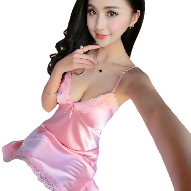 Sexy underwear, lace pijama, set, European style, V-neckline, lifting effect