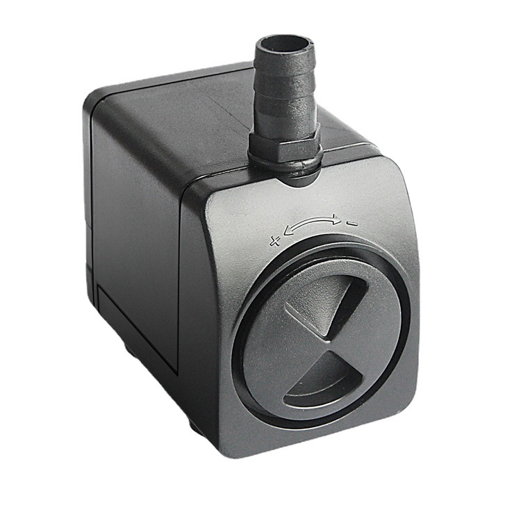 批发新款多功能鱼缸多级卧式塑料磁力潜水泵空调喷泉泵可带LED灯