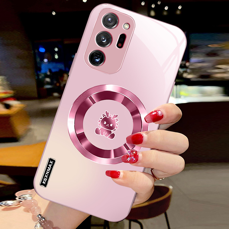 For Samsung GalaxyNote10Plus Phone Case M40S Gradient Dragon A10S Liquid Glass Drop-resistant Dirty-resistant