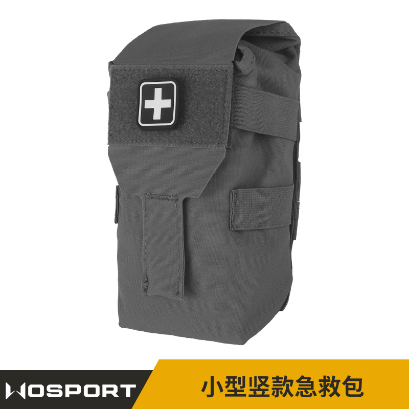 Wosport Small Vertical First Aid Kit Tactical Medical Kit Multi-Functional Accessories Outdoor Survival Kit Modified Version