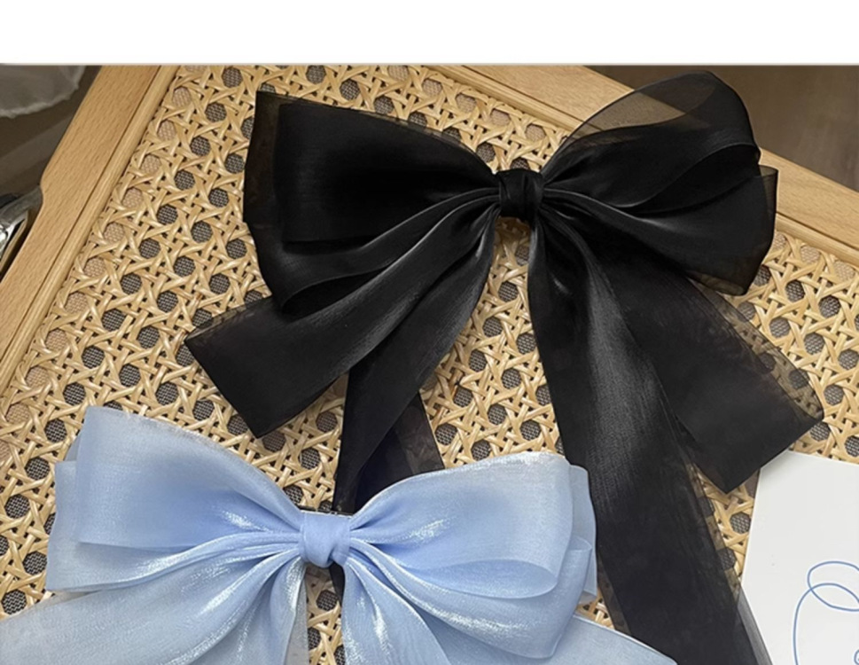 Women's Sweet Bow Knot Gauze Hair Clip display picture 5