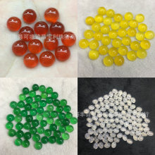 天然红黄白绿玉髓玛瑙圆形戒面平底裸石椭圆水滴三角蛋型戒面批发