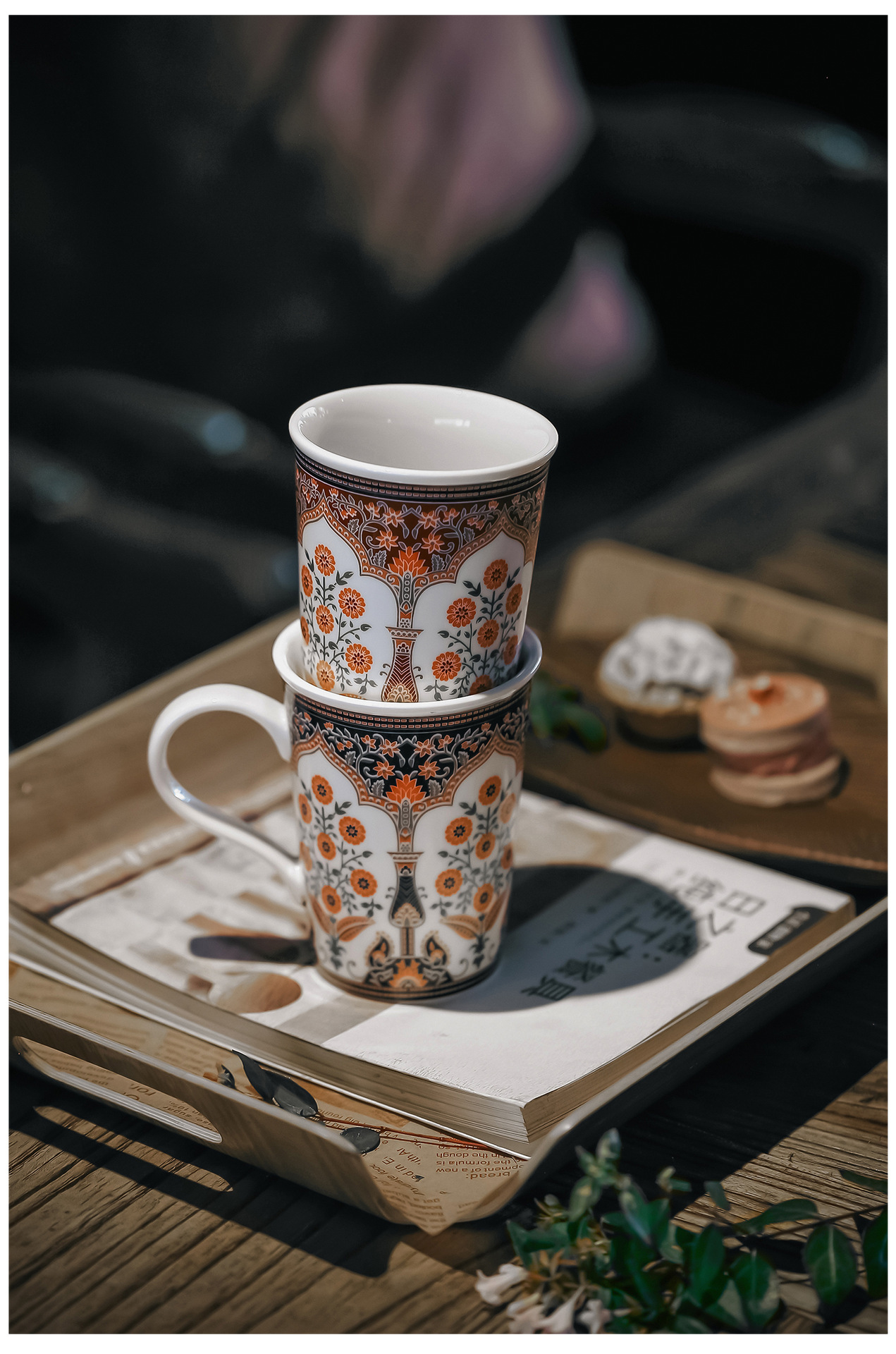 Luxurious Ceramic Coffee Mug High End Stylish Latte Art Cup_voghion.com