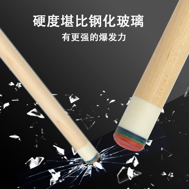 メラボア デラン 新型純正ビリヤードキュー ラージヘッドキュー 13mm 1/2分割キュー 中国式 ブラック 8/9ボール|undefined